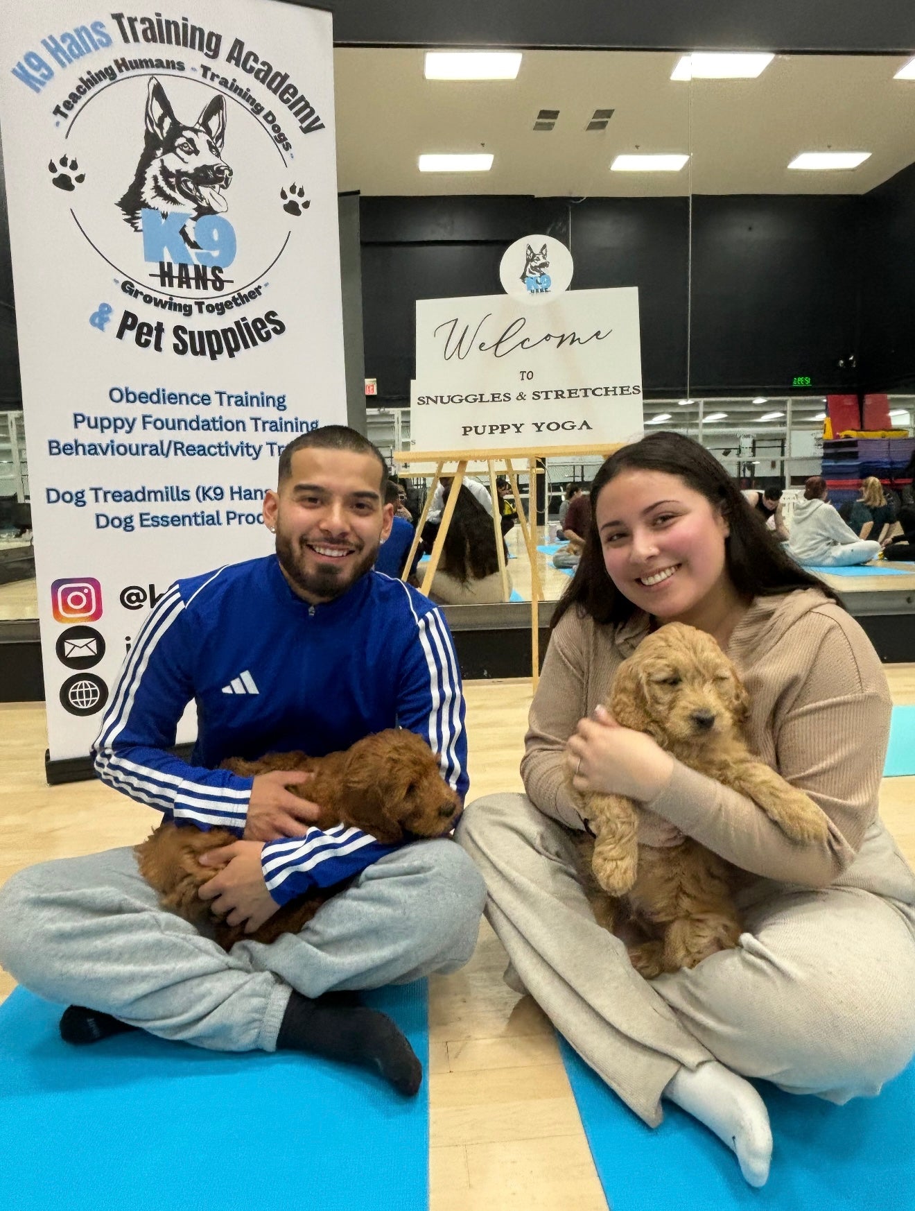 Brampton Puppy Yoga Event