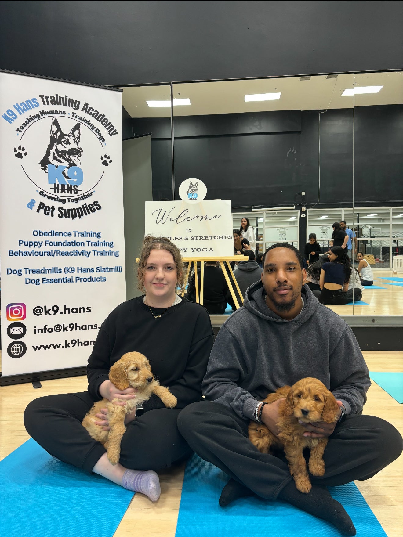 Brampton Puppy Yoga Event