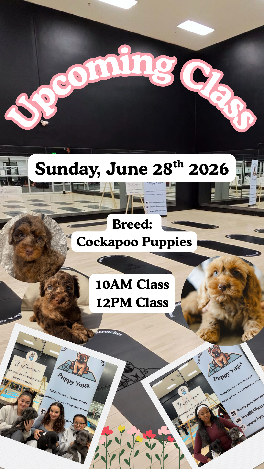 Brampton Puppy Yoga Event